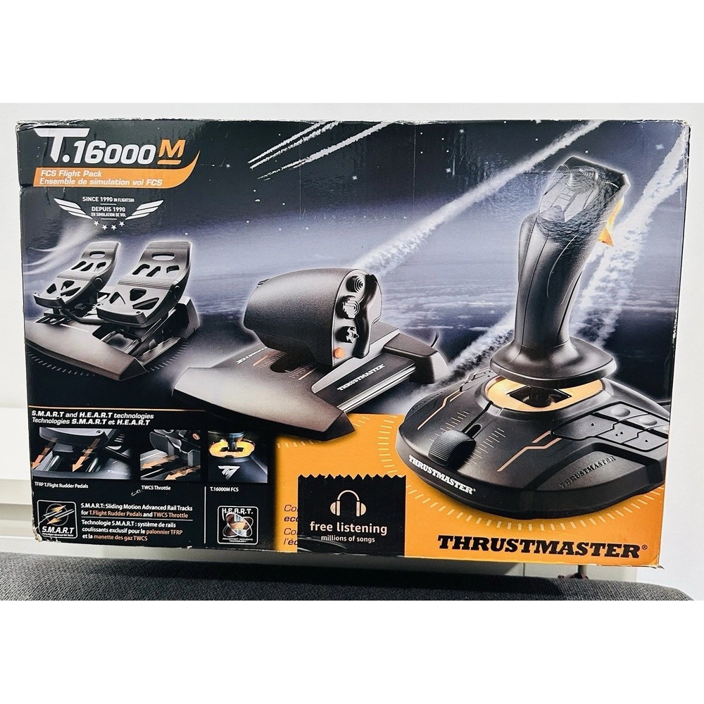 New damaged box Thrustmaster T.16000M FCS Flight Pack 2960782